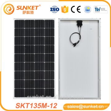 customized product 135w mono solar panel for solar panel system with tuv